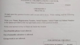 2024 NECO Chemistry Practical Questions and Answers