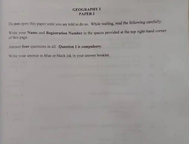 2024 NECO Geography Questions and Answers: Free Expo Now Available