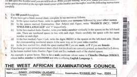 2024 WAEC English Language Past Questions and Answers