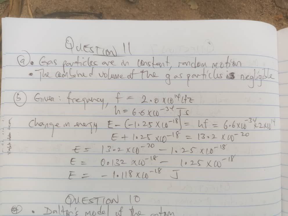 NECO GCE Physics Questions and Answers