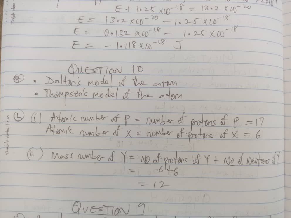 NECO GCE Physics Questions and Answers