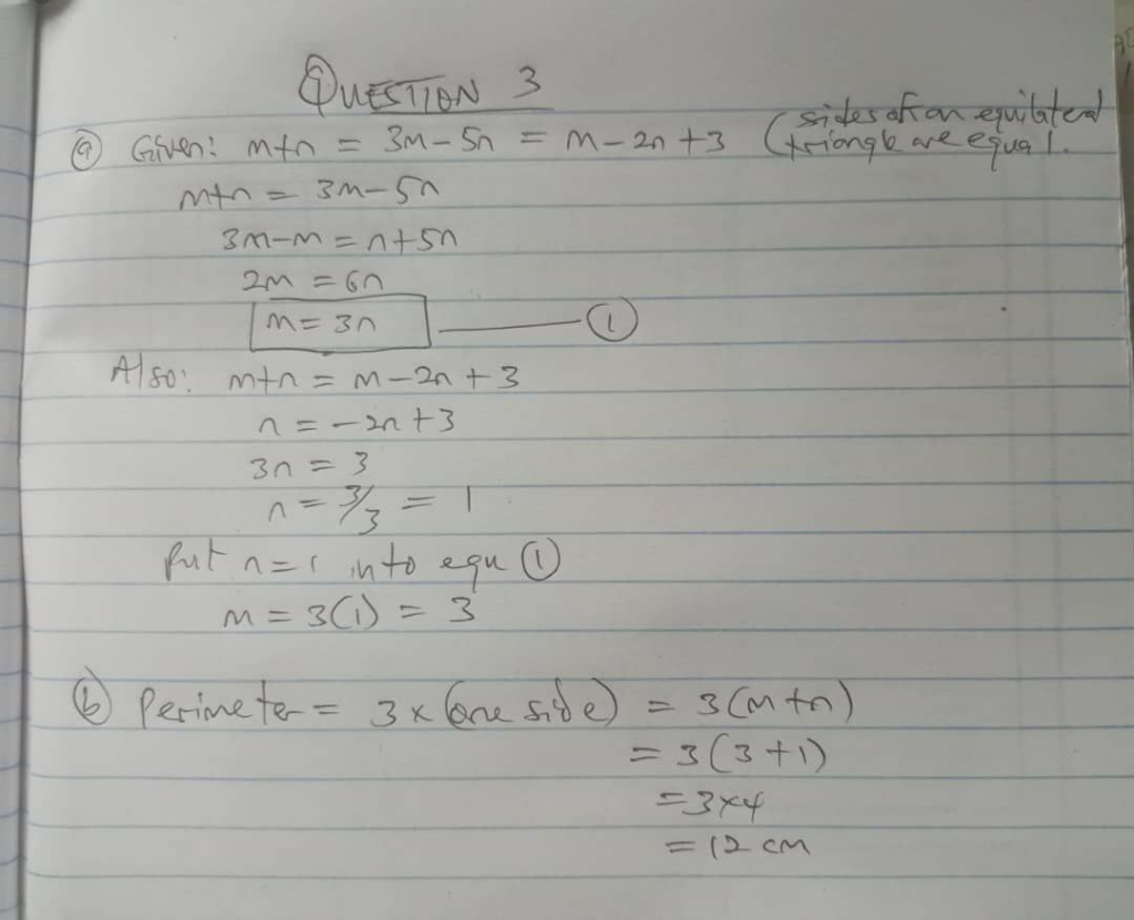 
WAEC GCE Mathematics Questions and Answers