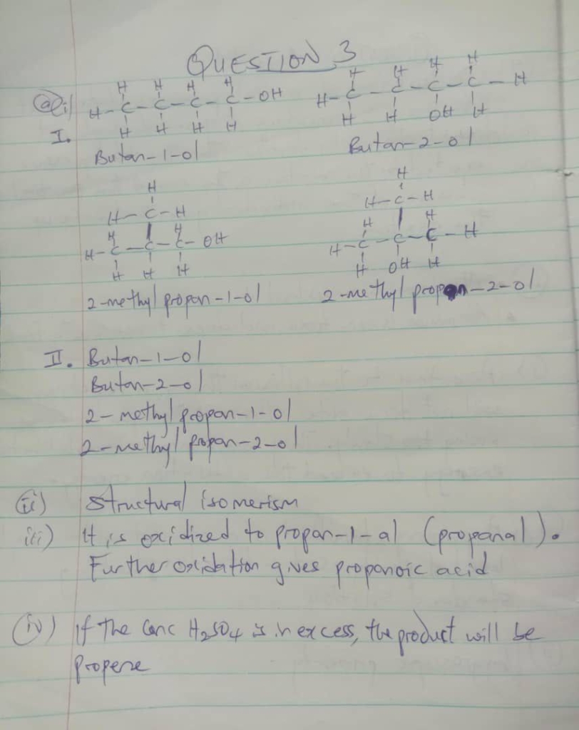 2024 WAEC GCE Chemistry Questions and answers