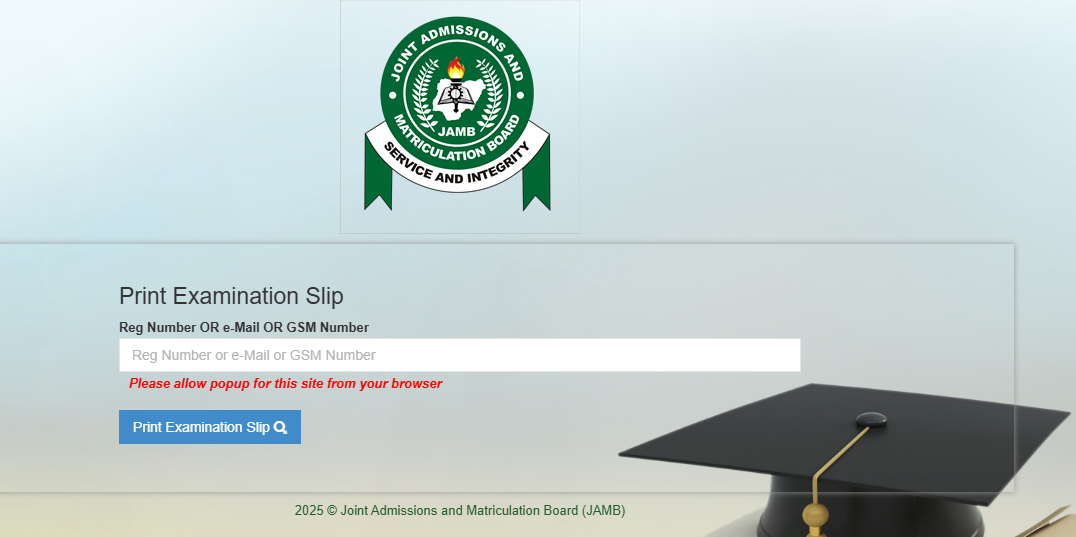 How to Reprint JAMB Slip 2025: Step-by-Step Guide to Check Exam Centre, Date & Time