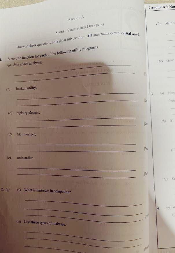 2025 WAEC Data Processing questions and answers Available